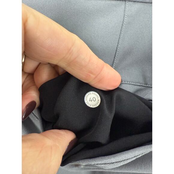 Lululemon ABC Slim Fit Pants Men’s 40 x26 Gray Technical Stretch Trousers - Picture 7 of 7